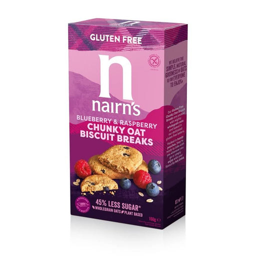 Nairns GF Blueberry & Raspberry Bisc 160g