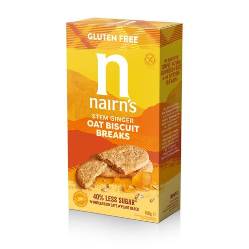 Nairns GF Biscuit Breaks Stem Ginger 160g