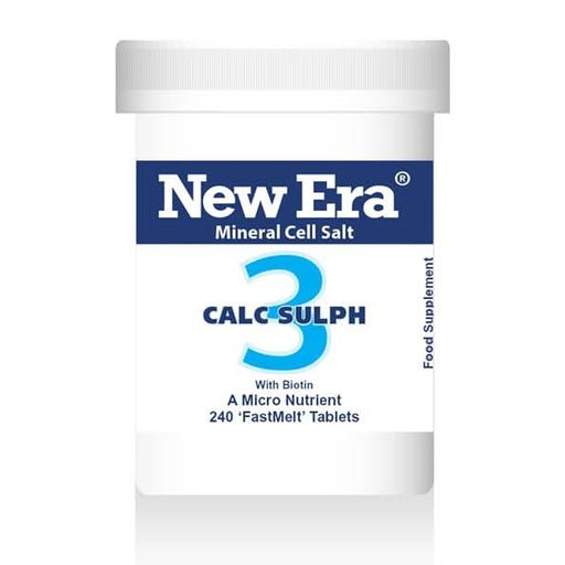 New Era No. 3 Calc. Sulph. 240 Tablets