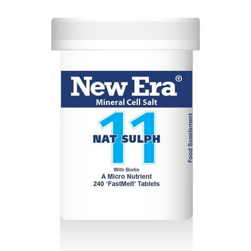 New Era No. 11 Nat. Sulph. 240 Tablets