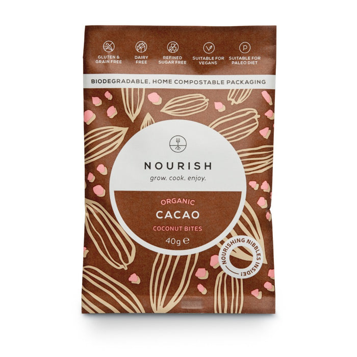 Nourish Nourish Cacao Coconut Bites 40g