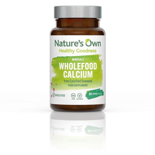 Natures Own Wholefood Calcium 200mg 60 Capsules