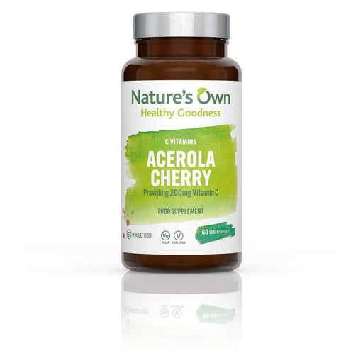 Natures Own Acerola Cherry 200mg Vitamin C 60 Capsules