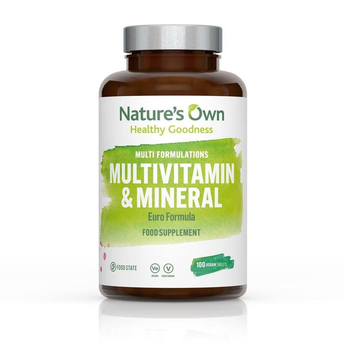 Natures Own Multivitamins & Minerals 100 Tablets