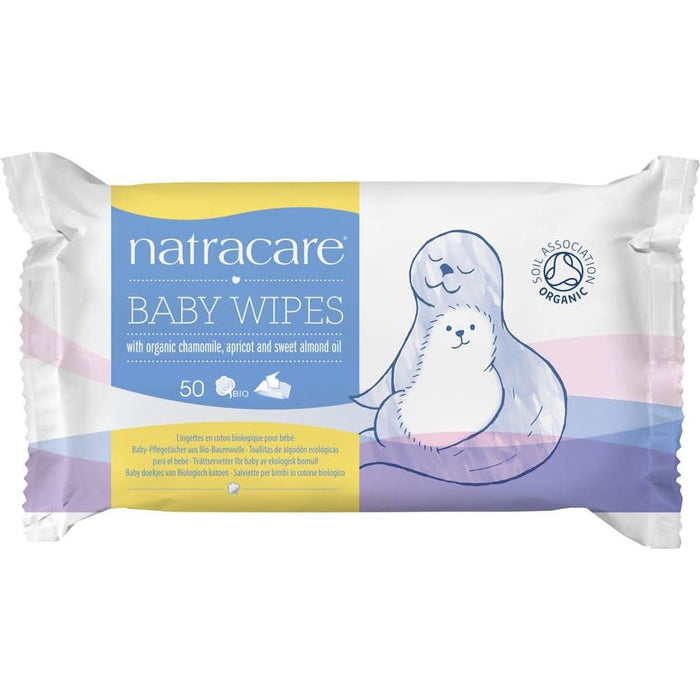 Natracare Baby Wipes x 50 Pack