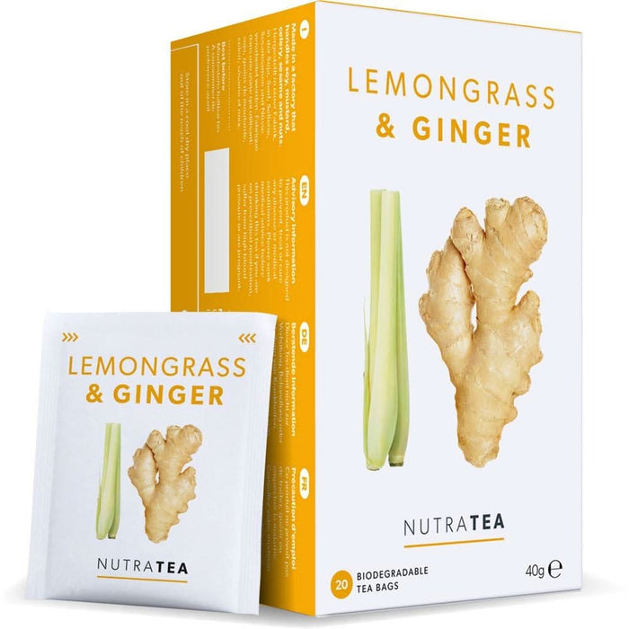 Nutratea Nutra Lemongrass & Ginger Tea 20 Bags