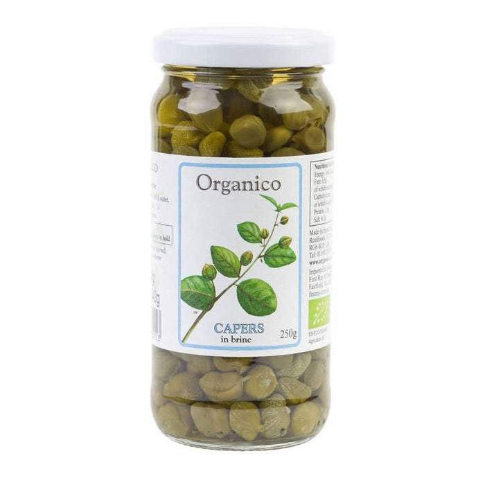 Organico Org Capers in Brine 250g