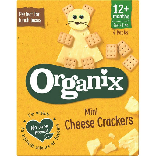 Organix Mini Cheese Cracker 4 x 20g