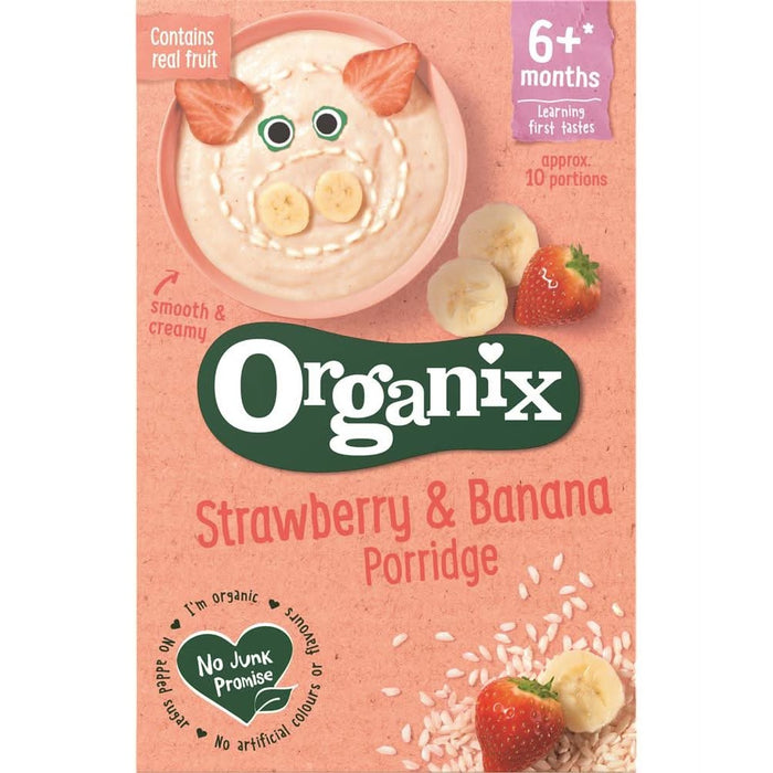 Organix Strawberry and Banana Porridge 120g