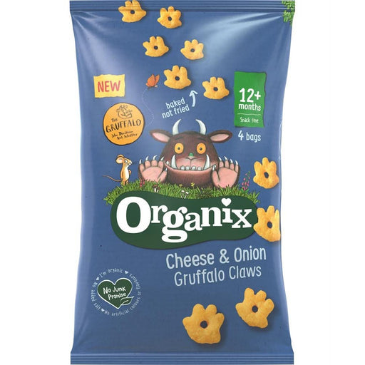 Organix Cheese & Onion Gruffalo Claws 4 x 15g