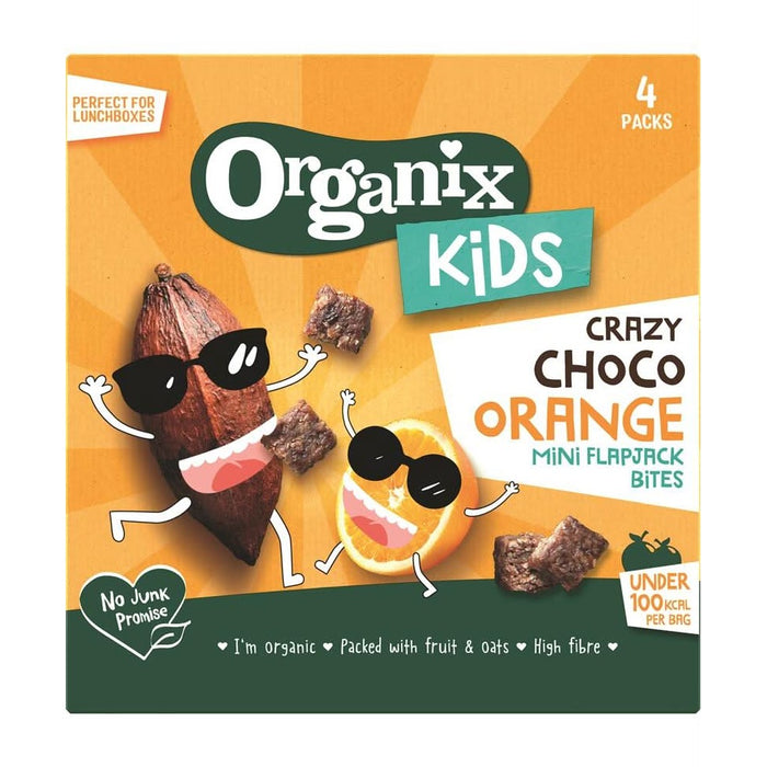 Organix Choc Orange FJack Bites 4 x 23g