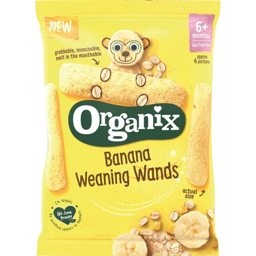 Organix Banana Weaning Wands 25g