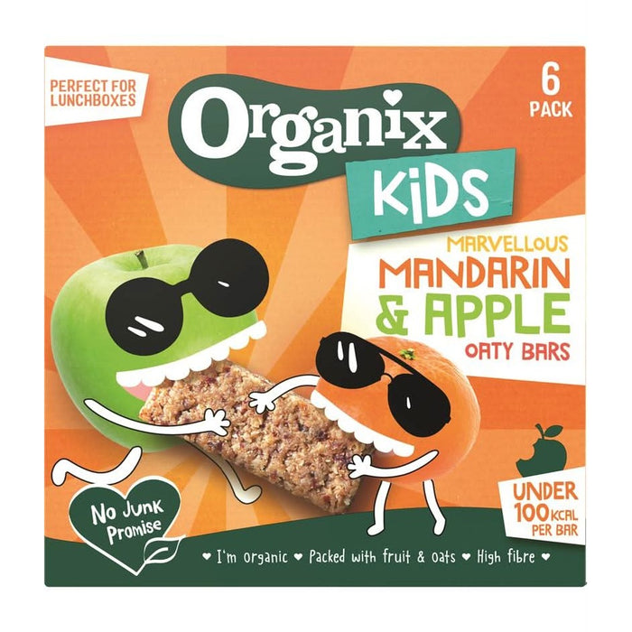 Organix KIDS Mandarin & Apple OBars 6 x 23g