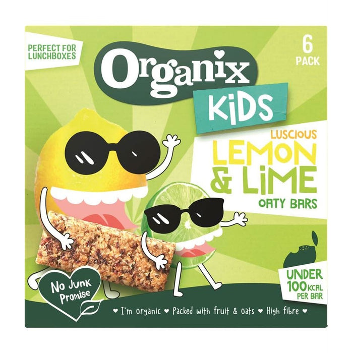 Organix KIDS Lemon & Lime Oaty Bars 6 x 23g