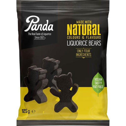 Panda Bear Shaped Licorice 125g