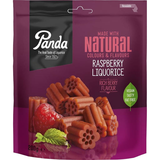 Panda Raspberry Cuts Bag 200g
