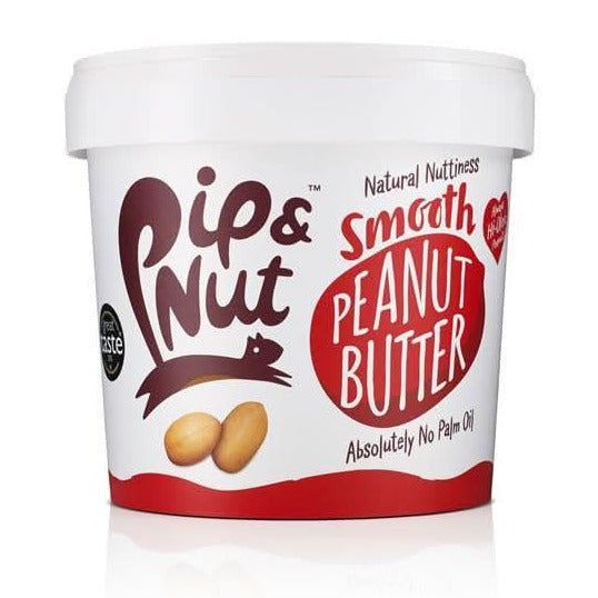 Pip & Nut Smooth Peanut Butter Tub 1KG