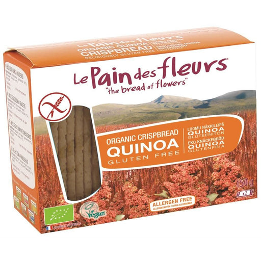 Le Pain des Fleurs Organic Quinoa Gluten Free Crispbread 150g