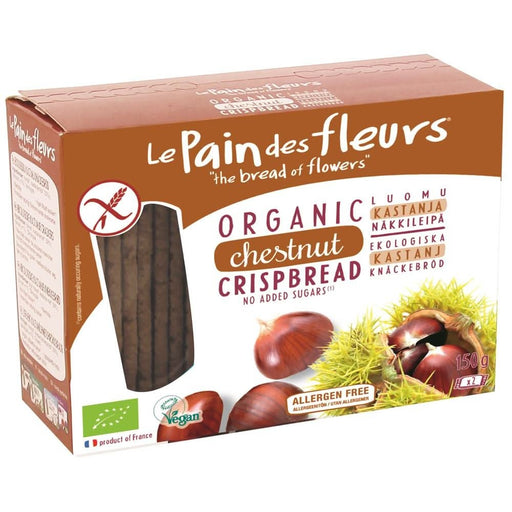 Le Pain des Fleurs Org Chestnut GF Crispbread 150g