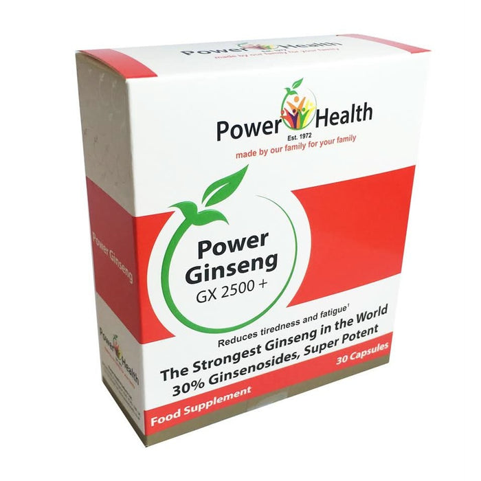 Power Health Power Ginseng Gx2500 30 Capsules