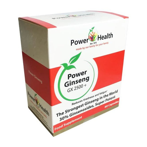 Power Health Power Ginseng Gx2500+ 60 Capsules
