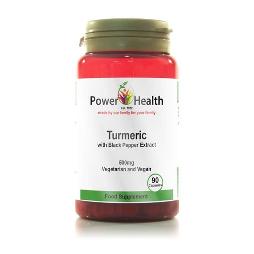 Power Health Turmeric 500mg & Black Pepper 90 Capsules
