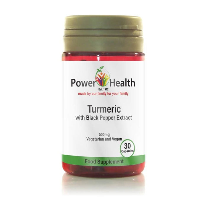 Power Health Turmeric 500mg & Black Pepper 30 Capsules