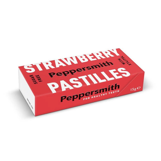 Peppersmith Strawberry Xylitol Pastilles 15g