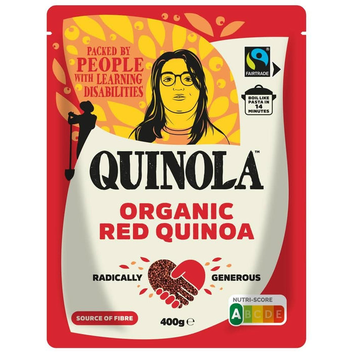 Quinola Organic & Fairtrade Red Quinoa 400g