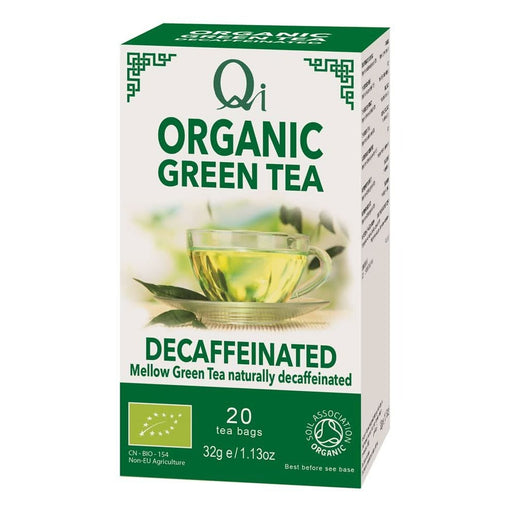 Qi Organic Decaffeinated Green Tea 20 Bags