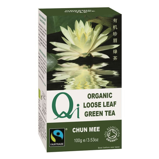 Qi Organic Loose Leaf Chun Mee Tea 100g