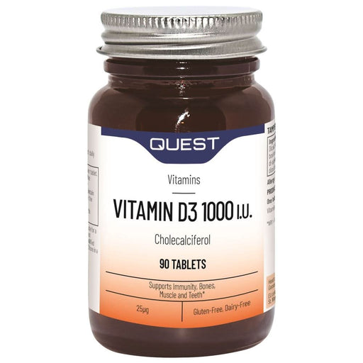 Quest Vitamin D3 1000 i.u 90 Tablets