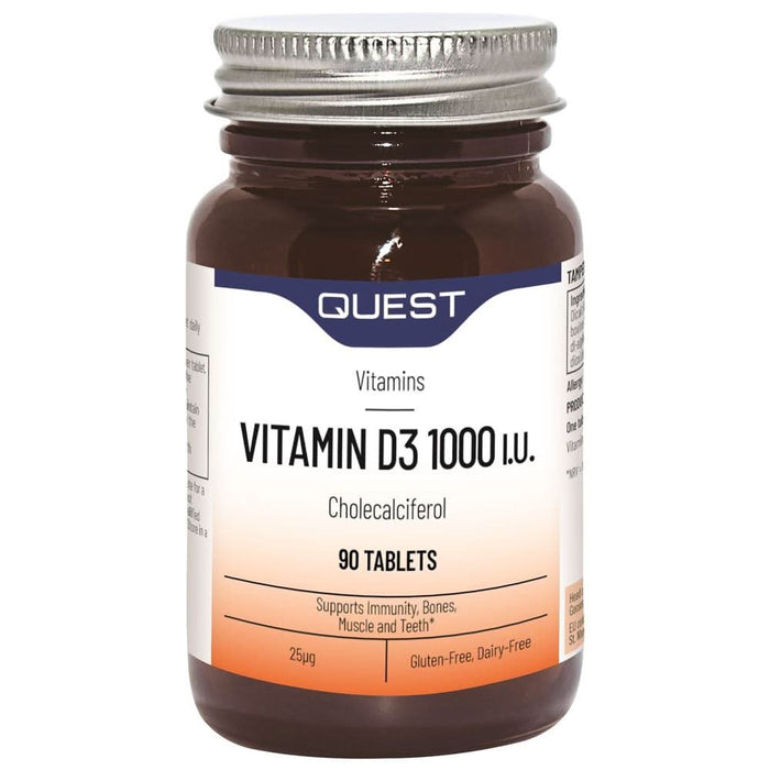 Quest Vitamin D3 1000 i.u 90 Tablets