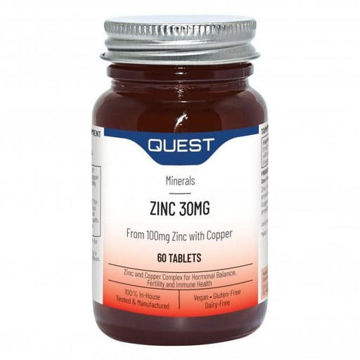 Quest Zinc Citrate 30mg 60 Tablets
