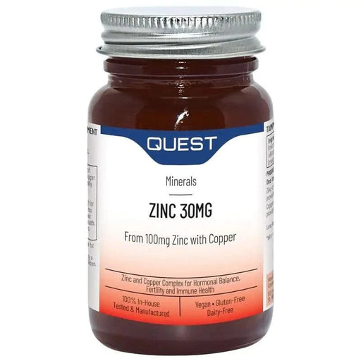 Quest Zinc Citrate 30mg 30 Tablets