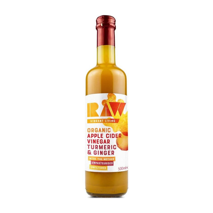 Raw Health Organic Apple Cider Vinegar with Turmeric & Ginger 500ml