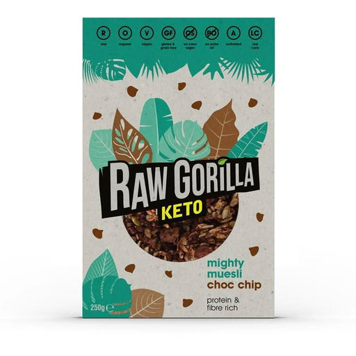 Raw Gorilla KETO Mighty Muesli Choc Chip 250g