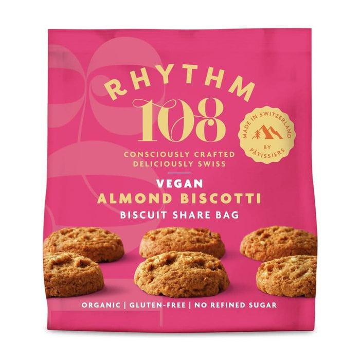 Rhythm 108 Almond Biscotti Tea Biscuit 135g
