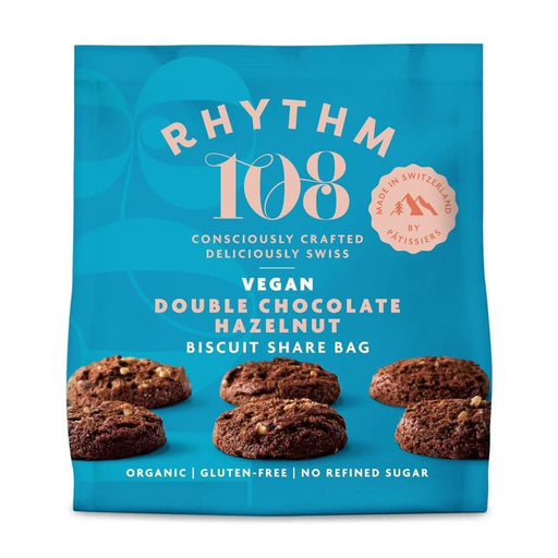 Rhythm 108 Double Choc Tea Biscuit Bag 135g