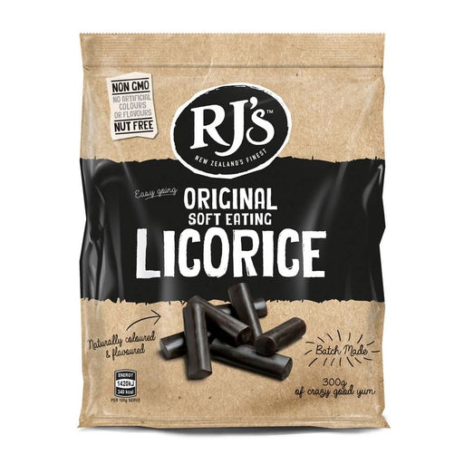 RJ Licorice Natural Soft Licorice 300g