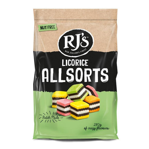 RJ Licorice Allsorts 280g