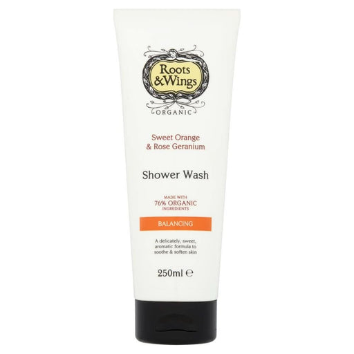 Roots and Wings Orange & Rose Shower Wash 250ml