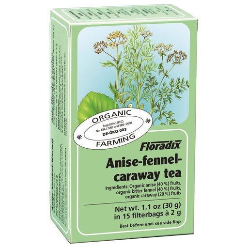 Floradix Anise Fennel And Caraway Organic 15 Bags