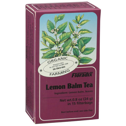 Floradix Lemon Balm Organic Herbal Tea 15 Bags