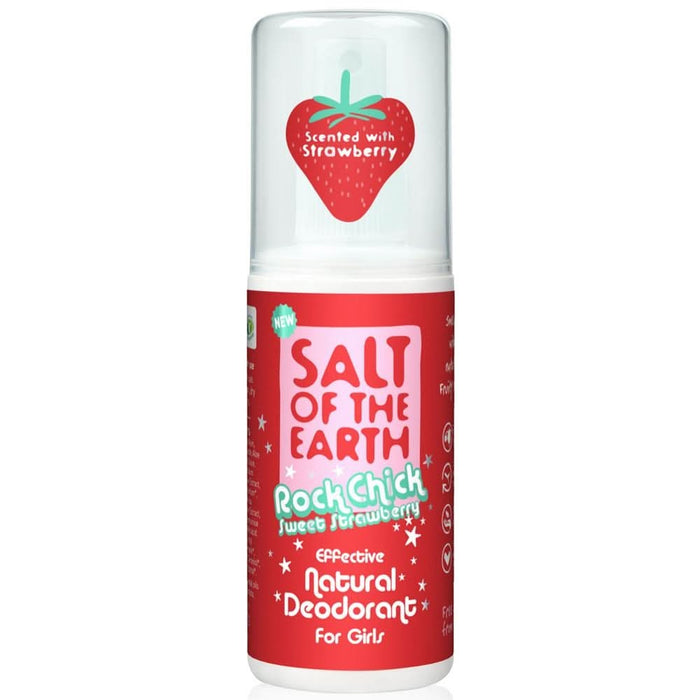 Salt Of the Earth Rock Chick Sweet Strawberry Deodorant 100ml