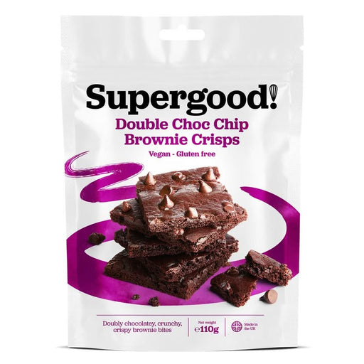 Supergood Brownie Crisps Double ChocChip 110g