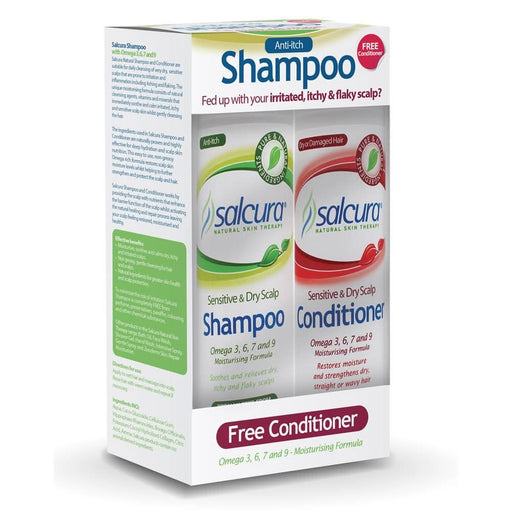 Salcura Shampoo (FREE Conditioner) 200ml x 200ml