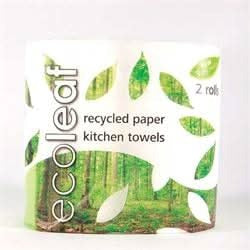 Suma Ecoleaf 3 Ply Kitchen Towel Twin Roll