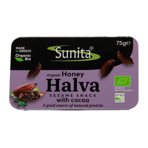 Sunita Organic Dark Chocolate Halva 75g