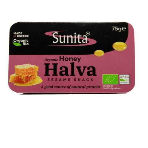 Sunita Organic Plain Honey Halva 75g